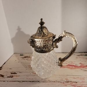 Vintage Lion's Head Syrup/Cream Pitcher